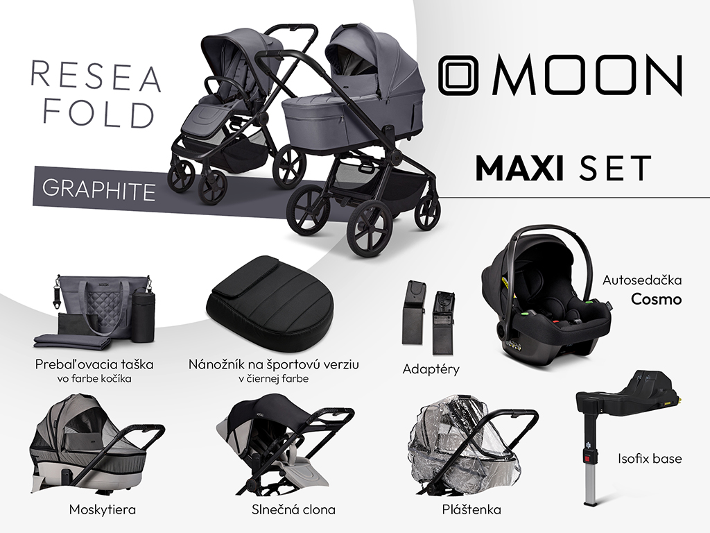 MOON ReSea FOLD maxi set - GRAPHITE