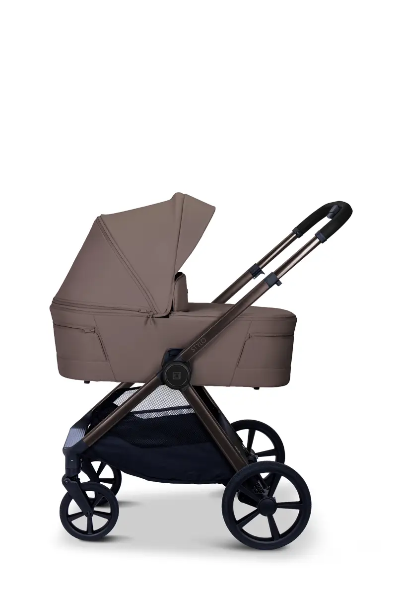 MOON Kombinovaný kočík STYLO maxi set - GREIGE