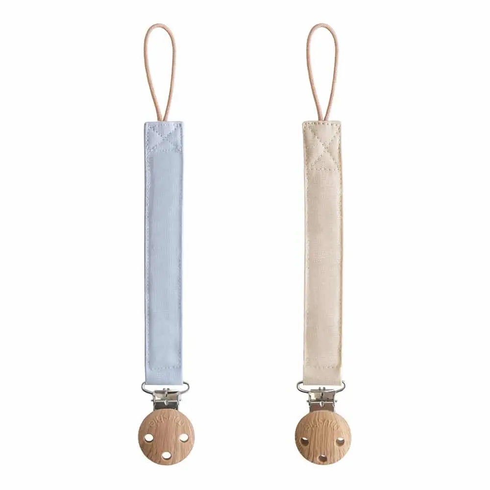 MUSHIE DVOJBALENIE ĽANOVÝCH KLIPOV NA CUMLÍK MUSHIE – POWDER BLUE/ SHIFTING SAND
