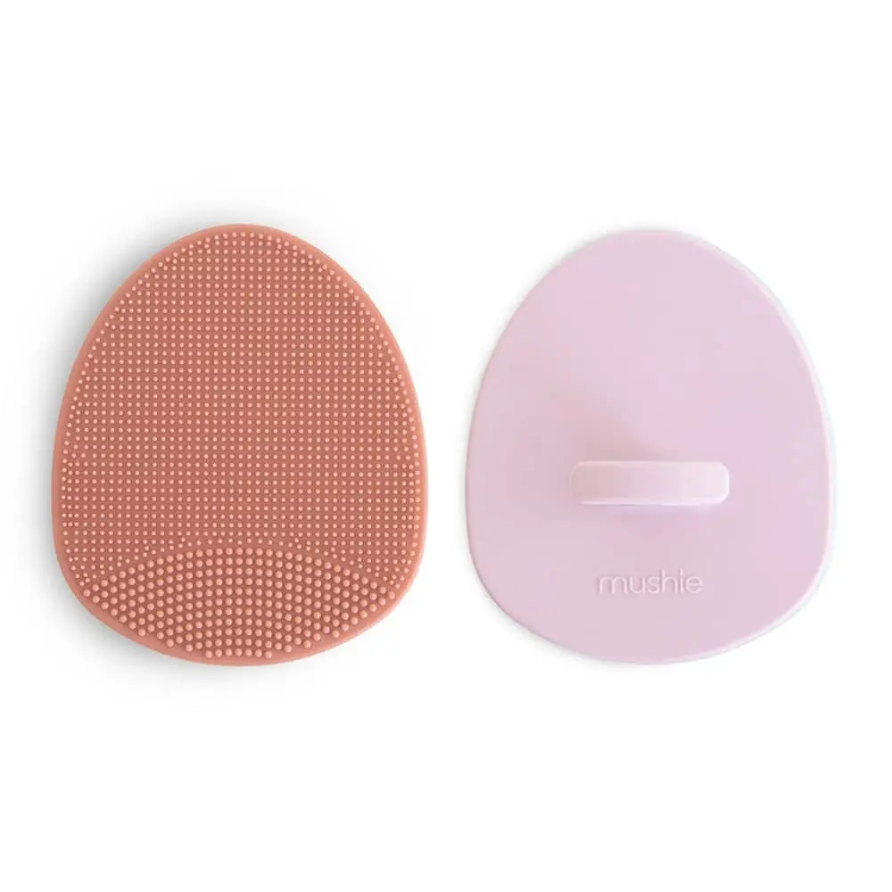 MUSHIE DVOJBALENIE UMÝVACÍCH KEFIEK - ROSE/ SOFT LILAC