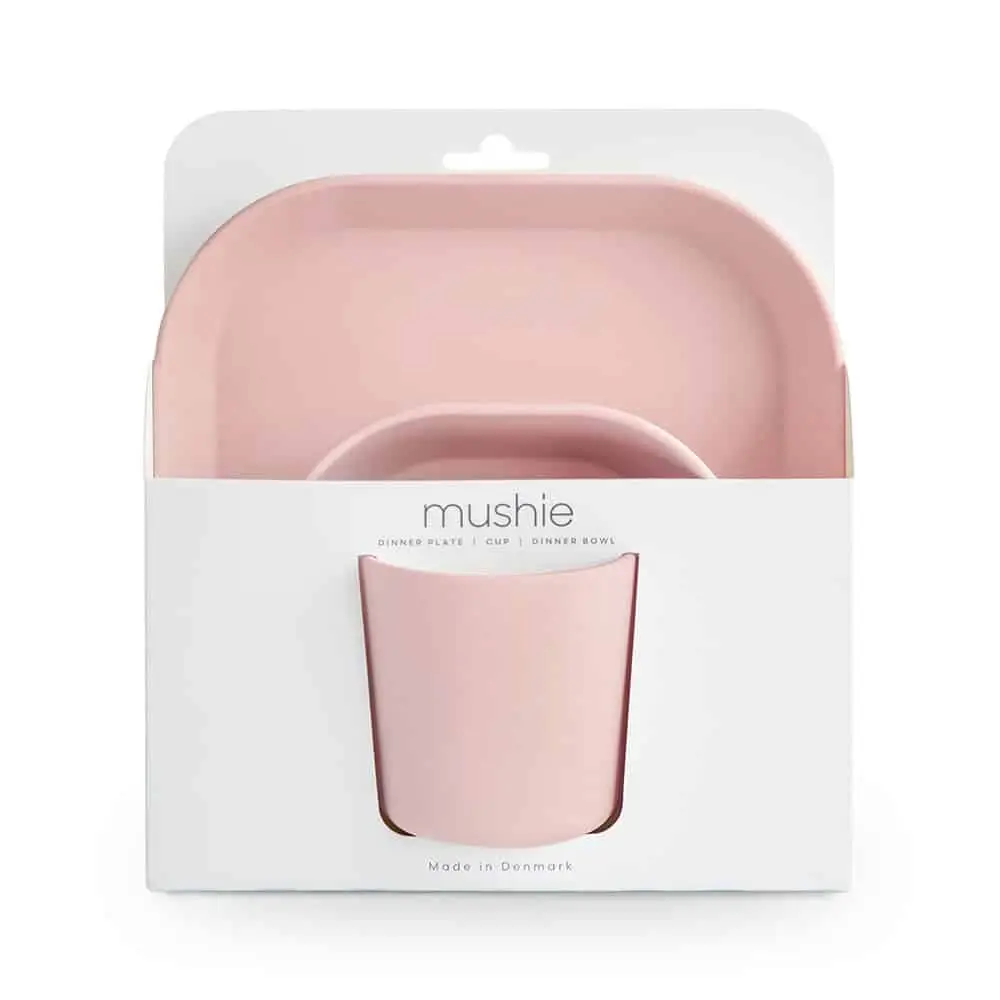 MUSHIE HRANATÁ JEDÁLENSKÁ SADA - BLUSH