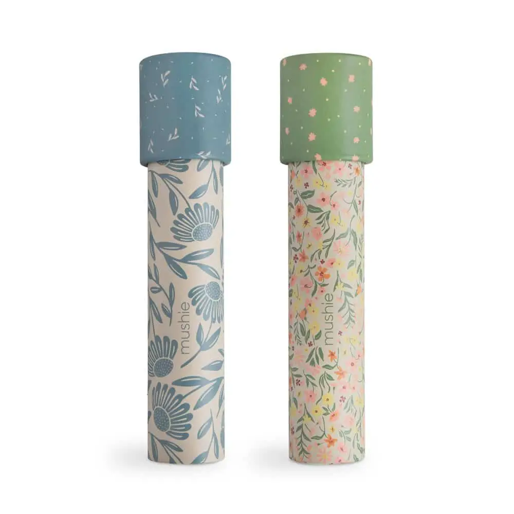 MUSHIE SET DVOCH KALEIDOSKOPOV – PASTEL BLOOMS/ BLUE FLOWERS