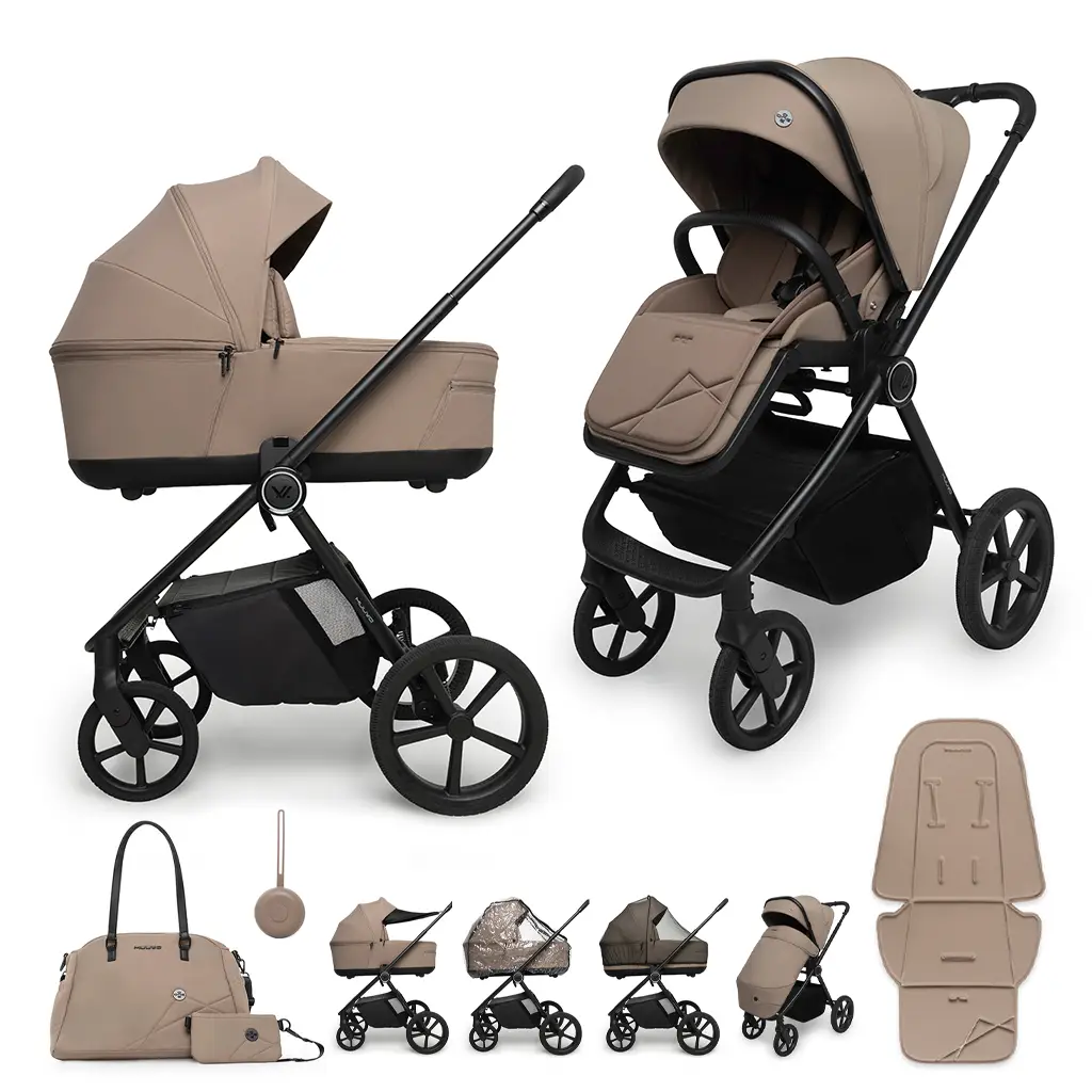 MUUVO Kočík kombinovaný Muuvo One 2v1 Praline