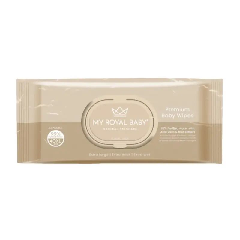 MyRoyalBaby Prémiové vlhčené obrúsky XL 40ks