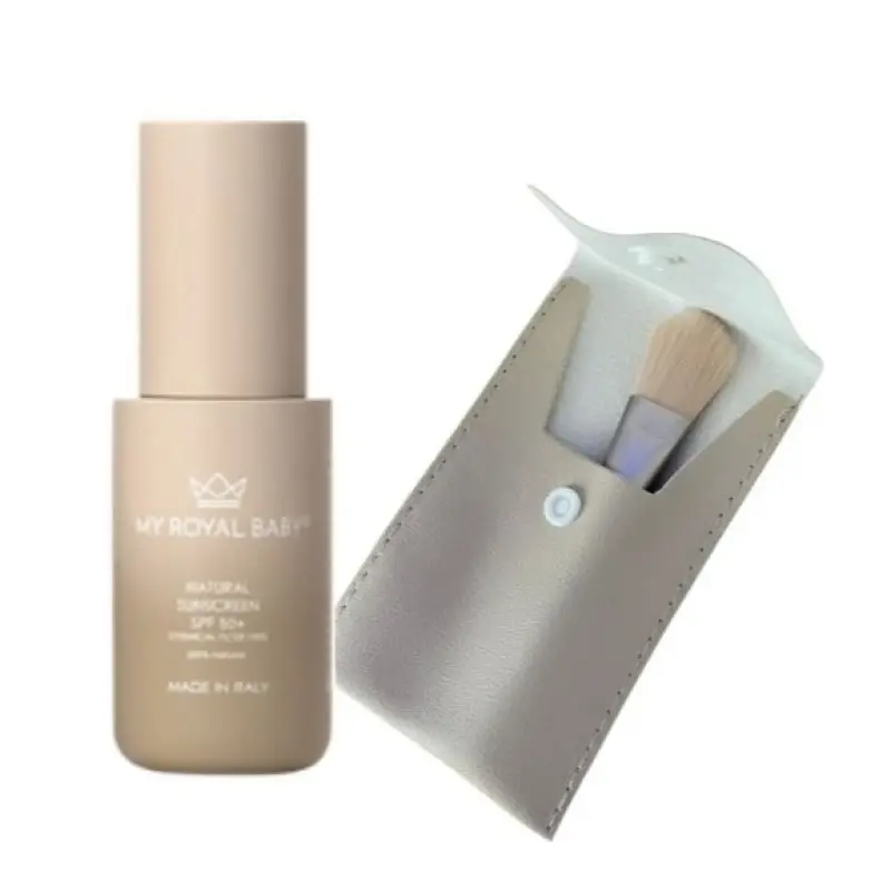 MyRoyalBaby Prírodný opaľovací krém SPF 50+ 50ml + kefka s puzdrom