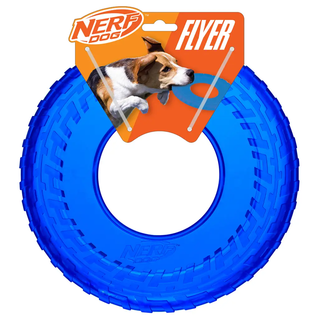 NERF DOG Lietajúci tanier z priehľadnej gumy 25 cm