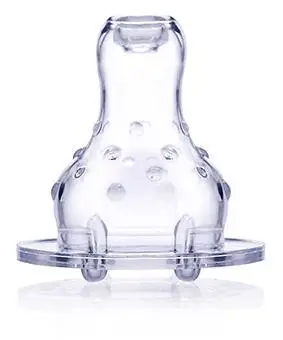 NUBY Cumlík na fľašu netečúci silikón 2ks 0m+