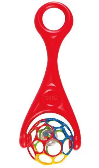 OBALL Hračka ROLLER, červená  6m+