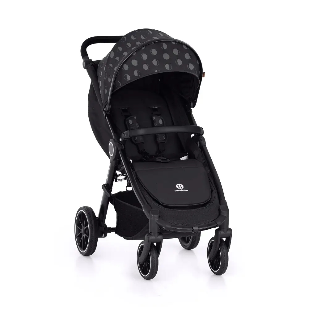 PETITE&MARS Kočík športový Street+ RWS Black Heritage Luna Complete