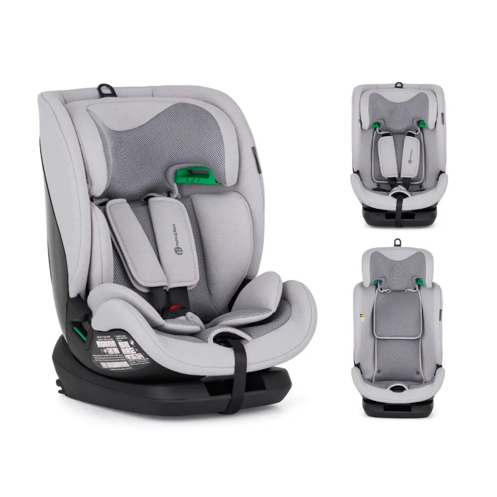 PETITE&MARS Autosedačka Prime Pro i-Size Gentle Grey Air 76-150 cm (9-36 kg)