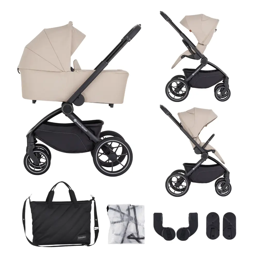 PETITE&MARS Kočík kombinovaný SCOUT 2v1 Soft Mousse