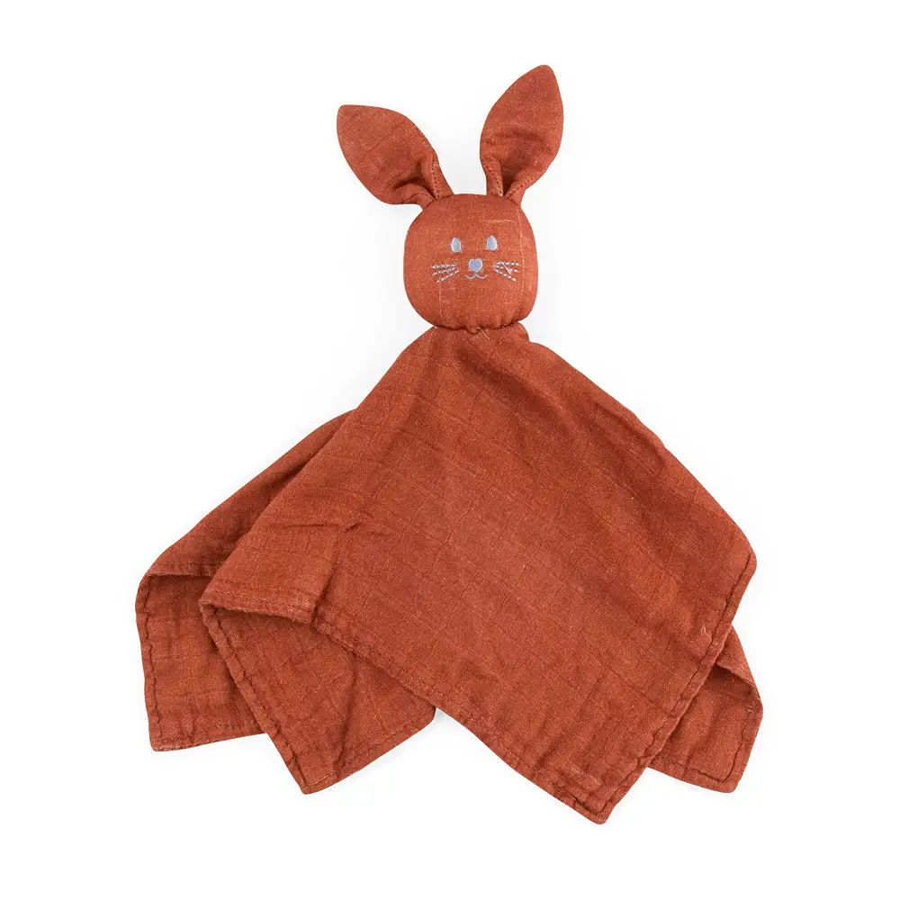 PETITE&MARS Maznáčik bambusový mušelínový Hugo Cinnamon Spice 0m+