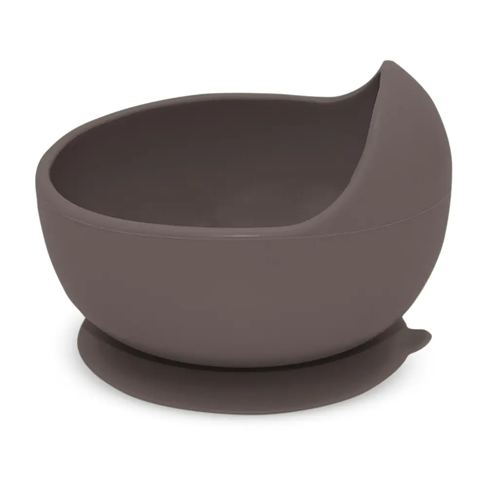 PETITE&MARS Miska silikónová s prísavkou Take&Match Bitter Cocoa 6m+