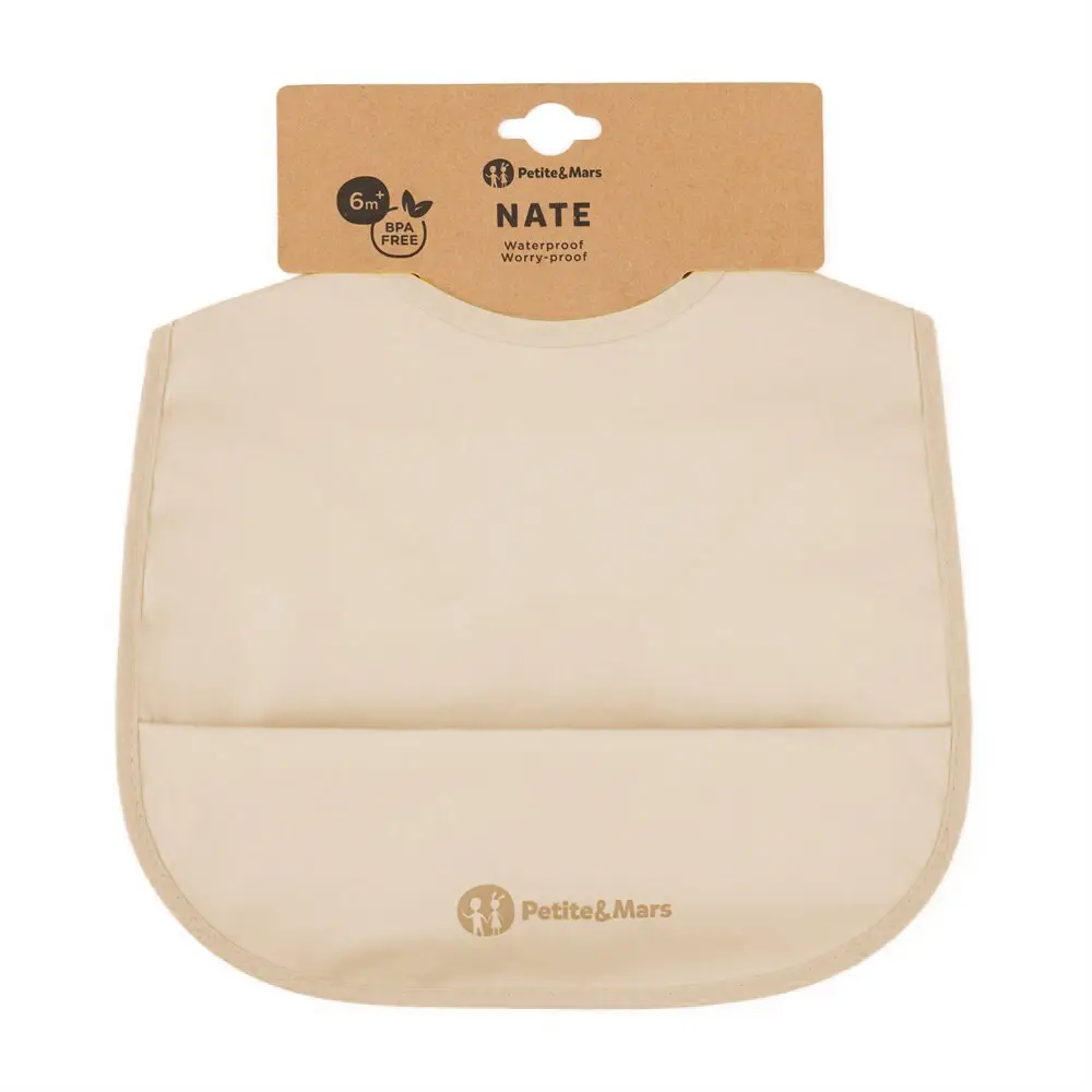 PETITE&MARS Podbradník PU Nate Desert Sand 6m+