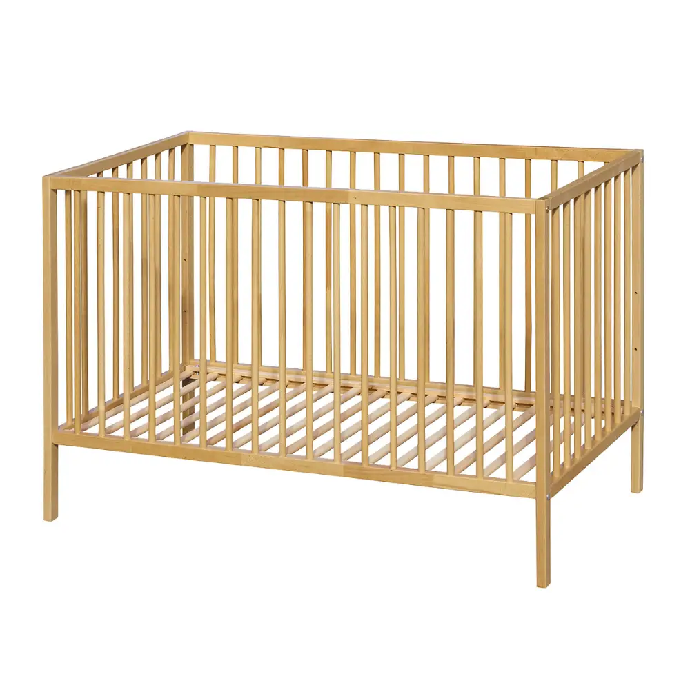 PETITE&MARS Postieľka drevená Nela Beach Wood 120x60 cm