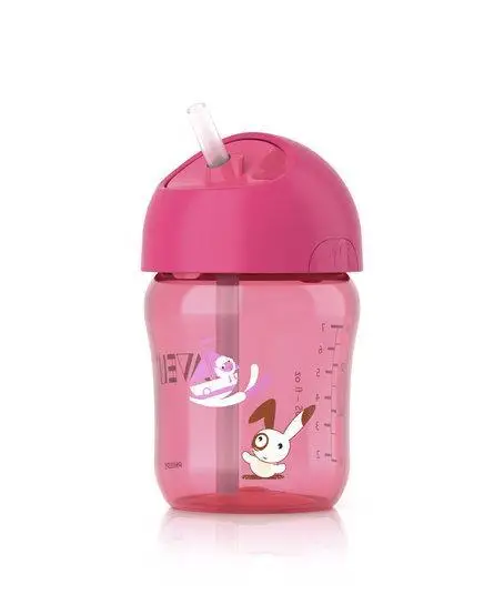 Philips AVENT Hrnček 260ml so slamkou dievča