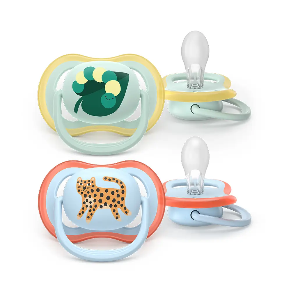 Philips AVENT Cumlík Ultra air modrá/zelená 0-6m obrázok chlapec 2ks