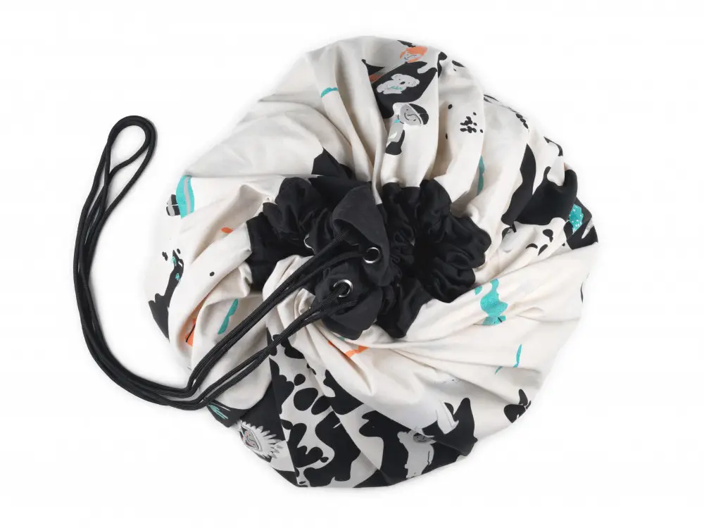 Play&Go vak na hračky Worldmap Black