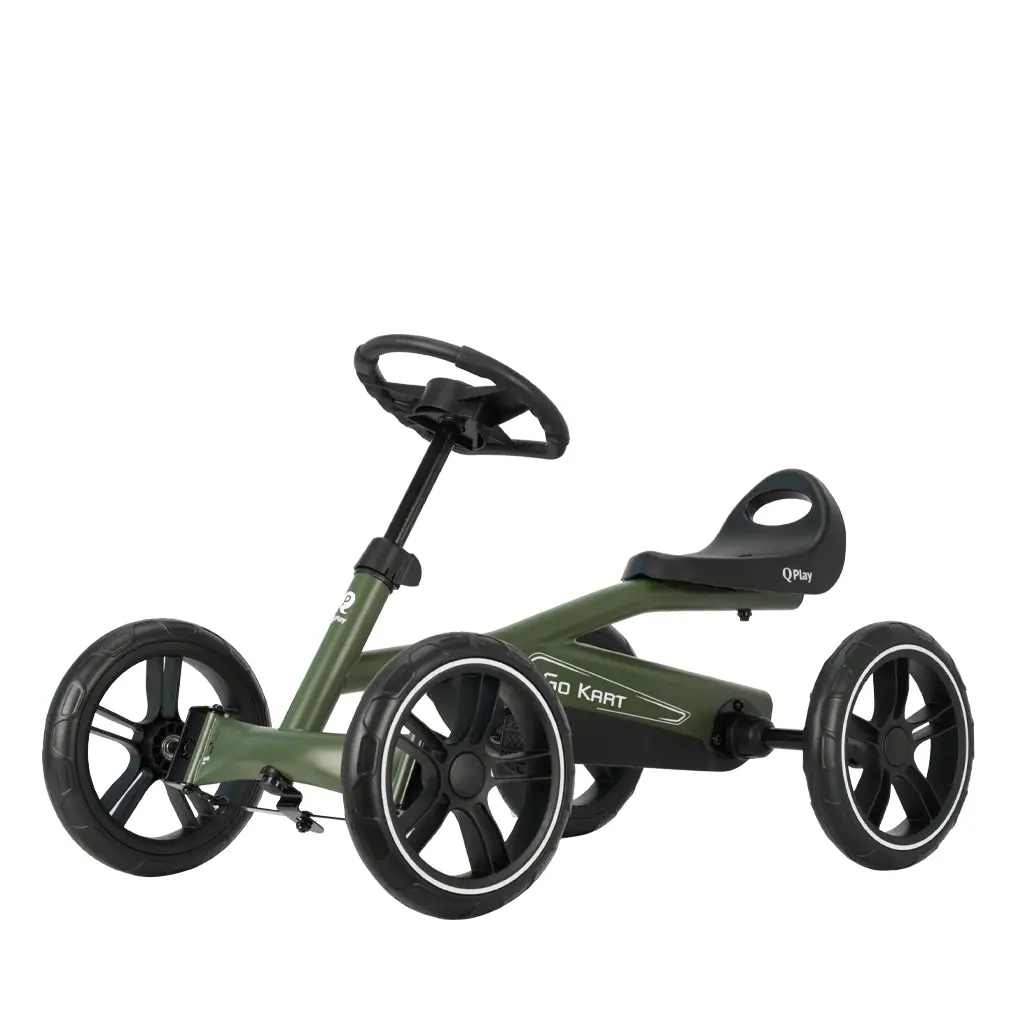 QPLAY Čtyřkolka Go Kart Army Green, 3r+