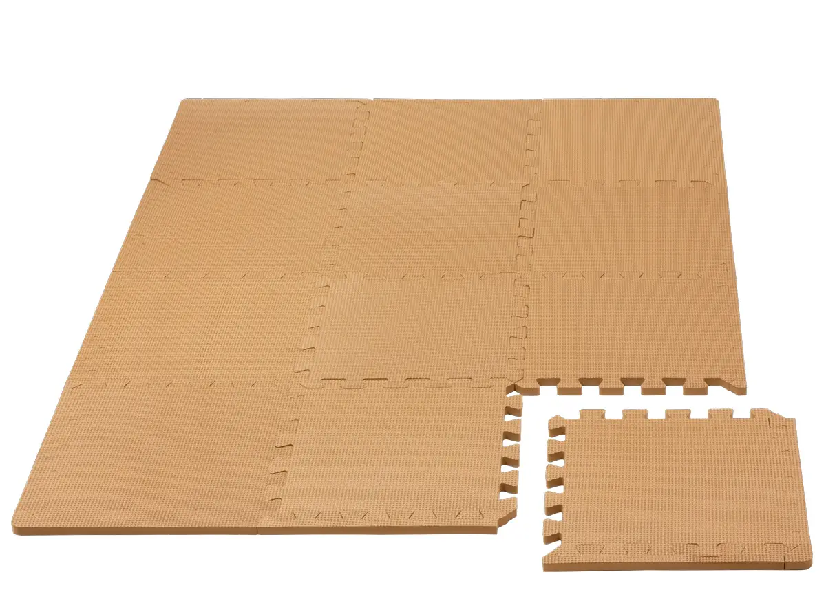 Rialto Baby Hracia podložka puzzle s okrajom Brown 92 x 122 cm