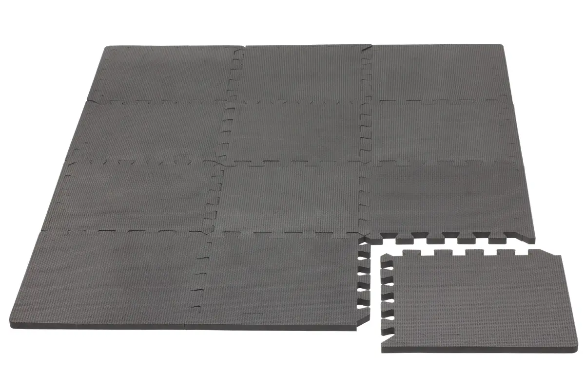 Rialto Baby Hracia podložka puzzle s okrajom Cool Gray 92 x 122 cm