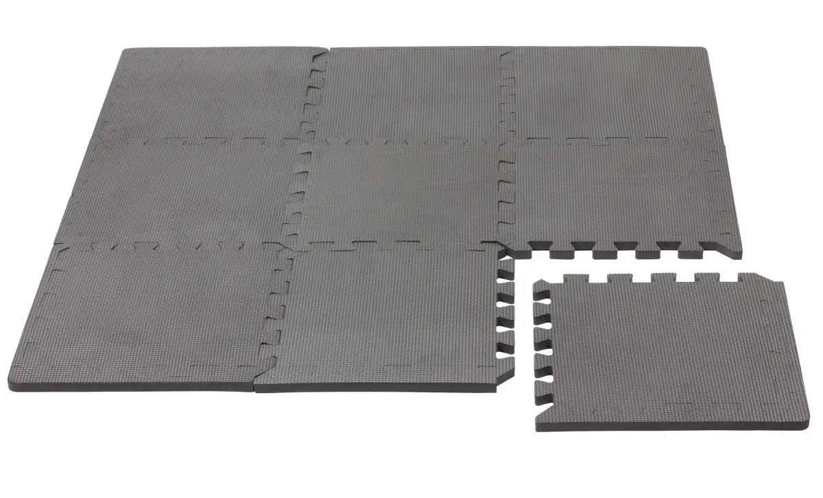 Rialto Baby Hracia podložka puzzle s okrajom Cool Gray 92x92 cm