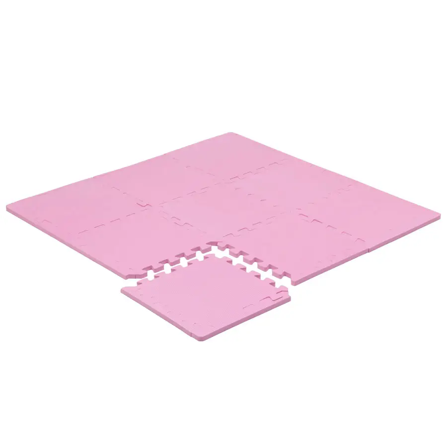Rialto Baby Hracia podložka puzzle s okrajom Pink 92x92 cm