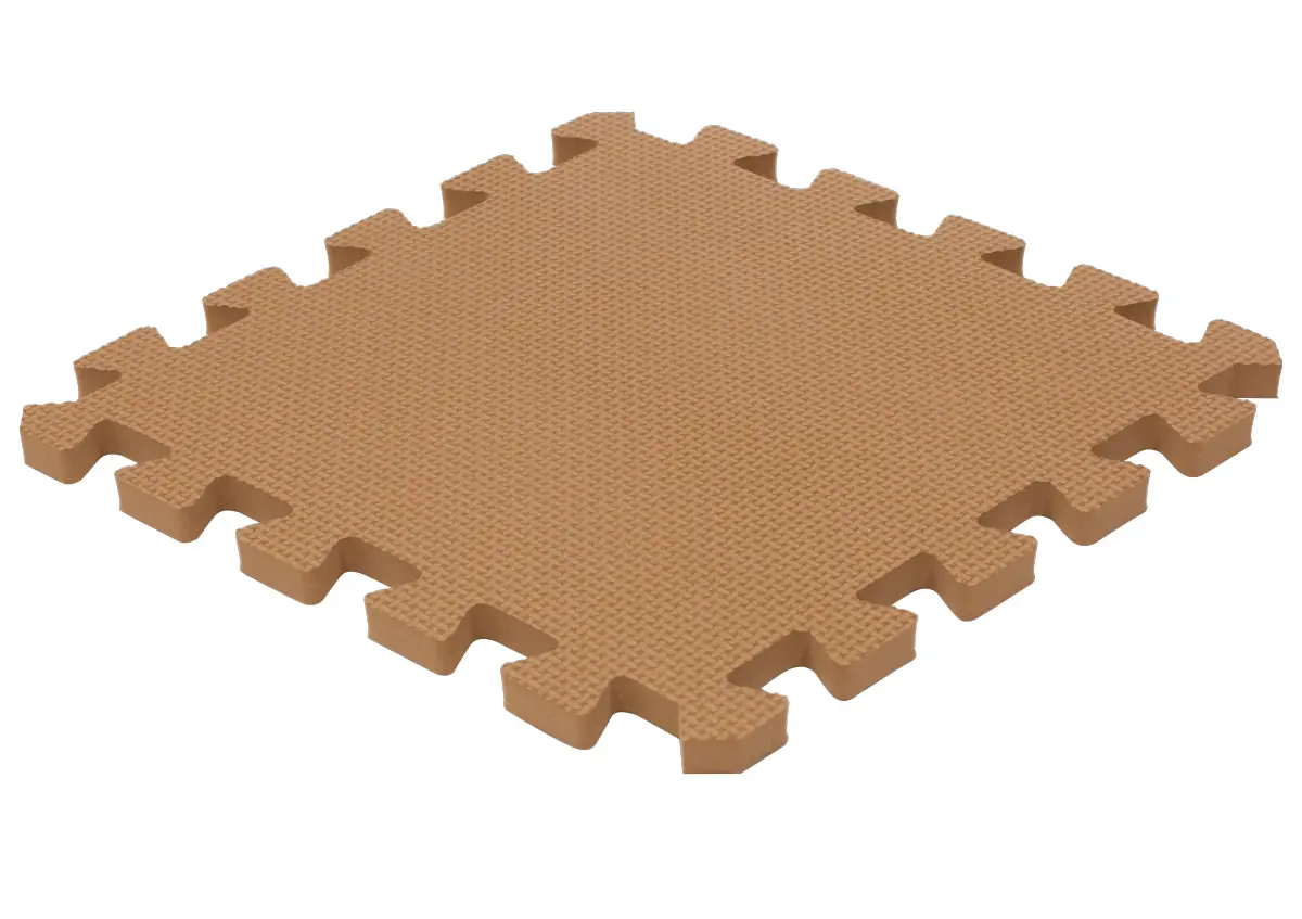 Rialto Baby Penová puzzle Brown 31,5 x 31,5 x 1,4 cm, 1ks