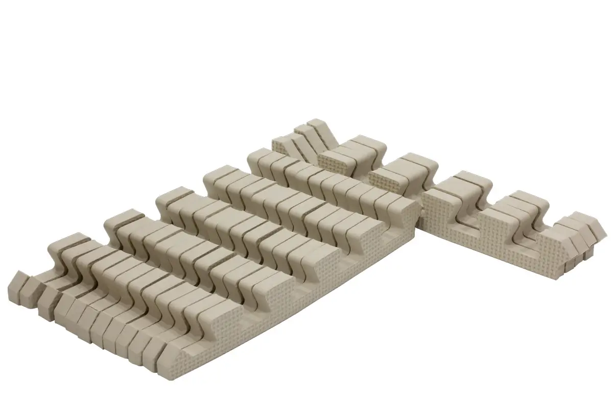 Rialto Baby Sada béžových okrajov pre penové puzzle 120x120cm