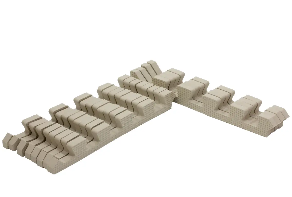 Rialto Baby Sada okrajov Light Beige pre penové puzzle 90x90 cm