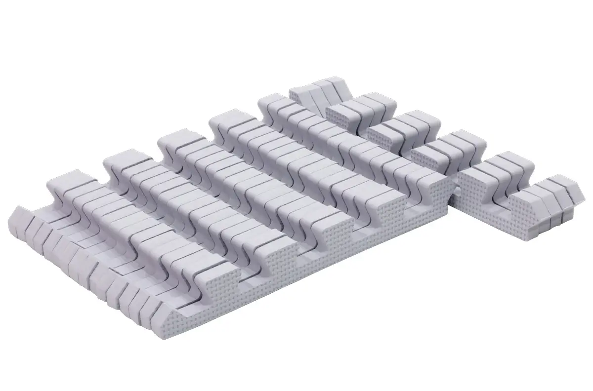 Rialto Baby Sada okrajov pre penové puzzle silver 120x180cm