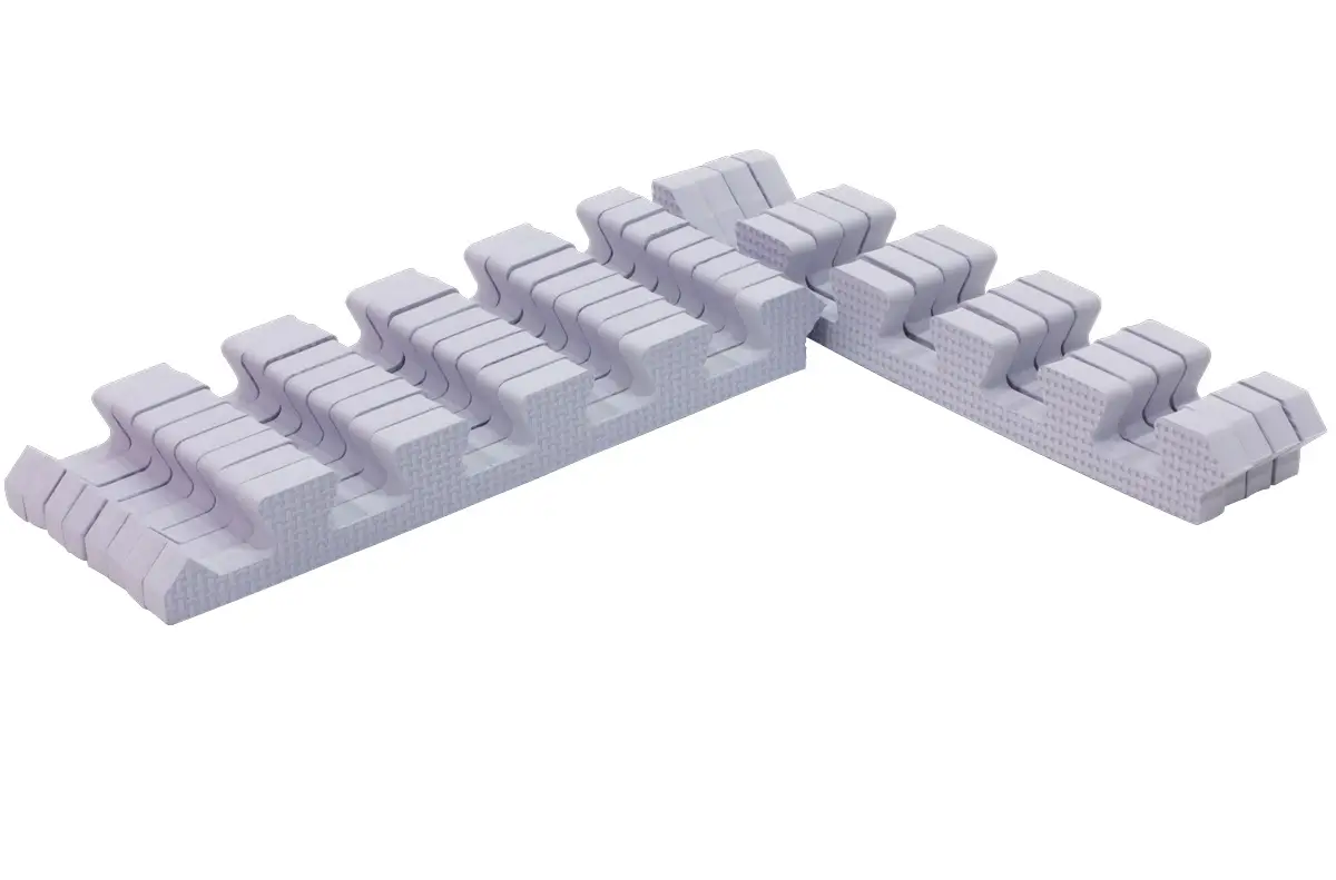 Rialto Baby Sada okrajov Silver pre penové puzzle 90x90cm