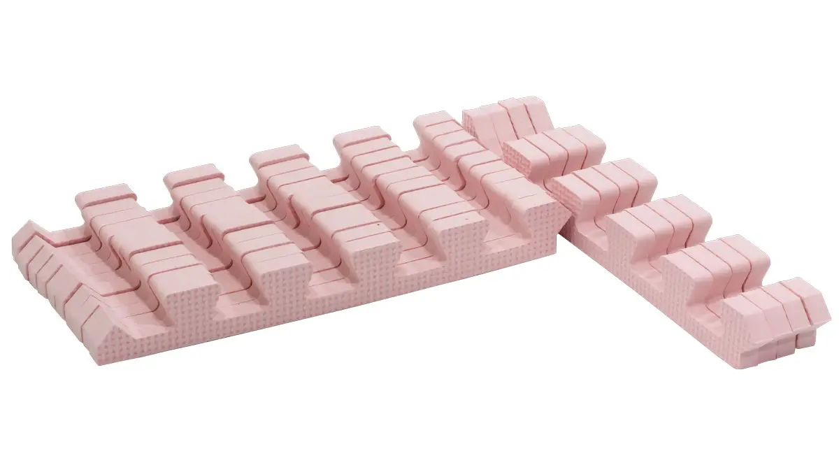 Rialto Baby Sada růžových okrajů pro pěnové puzzle 120x90cm