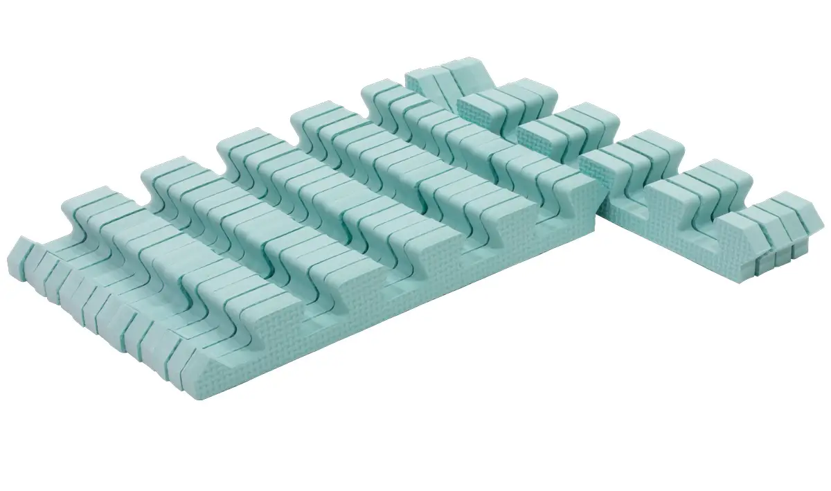 Rialto Baby Sada zelených okrajů pro pěnové puzzle 120x150cm