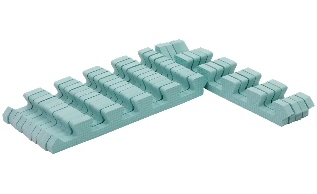 Rialto Baby Sada zelených okrajov pre penové puzzle 120x90cm