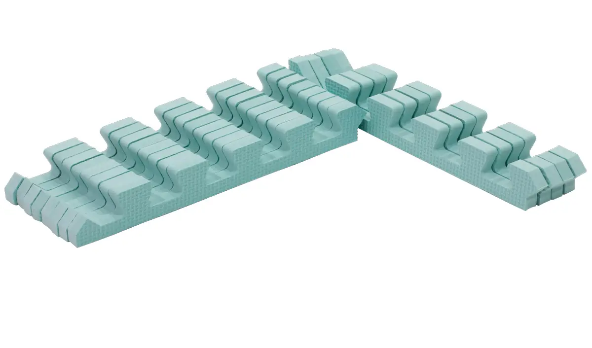 Rialto Baby Sada zelených okrajů pro pěnové puzzle 90x90cm