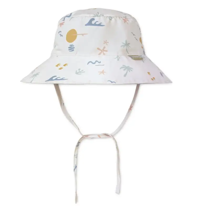 Saro Baby Obojstranný klobúčik s UV ochranou (0-6m) Good Vibes