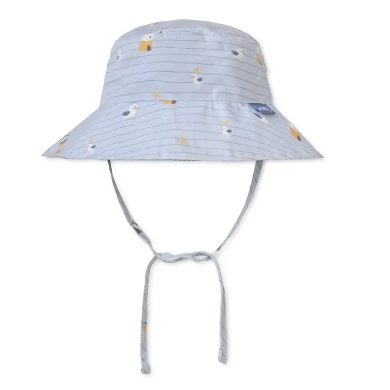 Saro Baby Obojstranný klobúčik s UV ochranou (6-18m) Navy Hugs