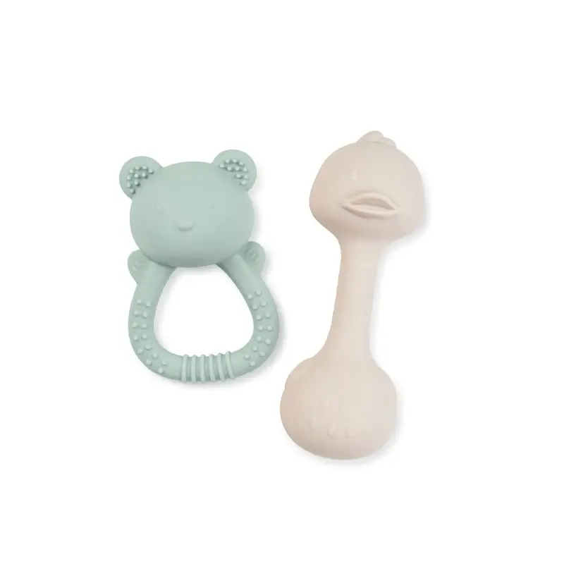Saro Baby Sada hrkálok Tiny Treasures Mint