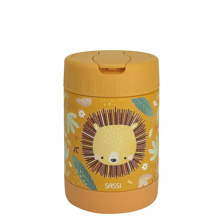 SASSI DĚTSKÁ TERMOSKA NA JÍDLO  - CHOMPY THE LION - 350ML