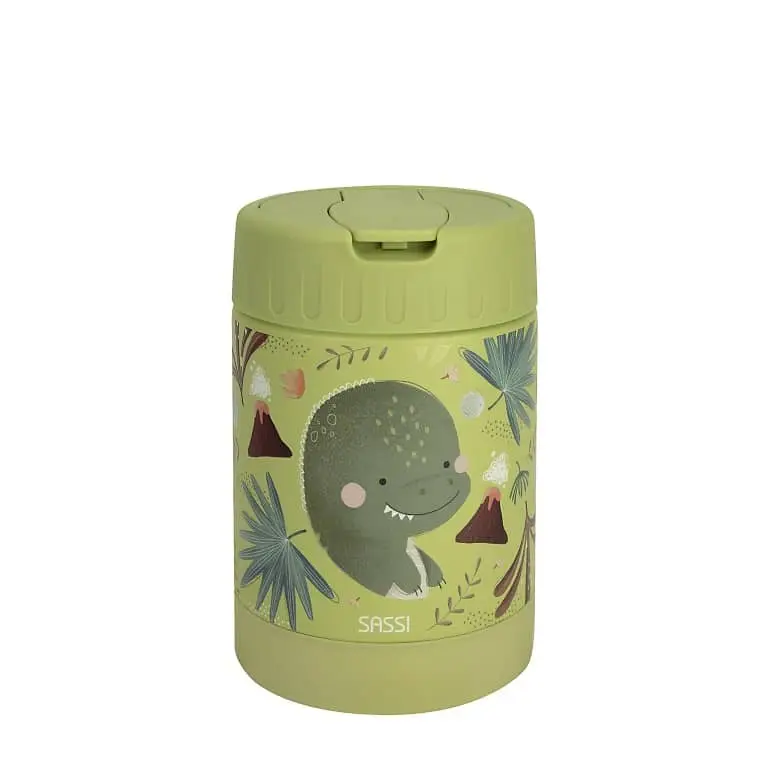 SASSI DĚTSKÁ TERMOSKA NA JÍDLO - CRACKY THE DINOSAUR - 350ML