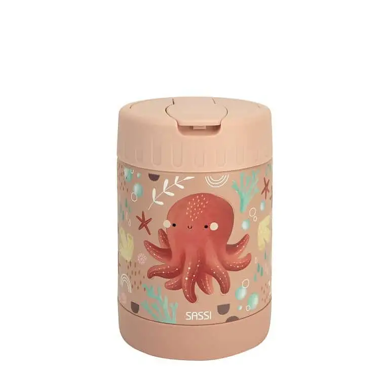 SASSI DĚTSKÁ TERMOSKA NA JÍDLO - SLURPY THE OCTOPUS - 350ML