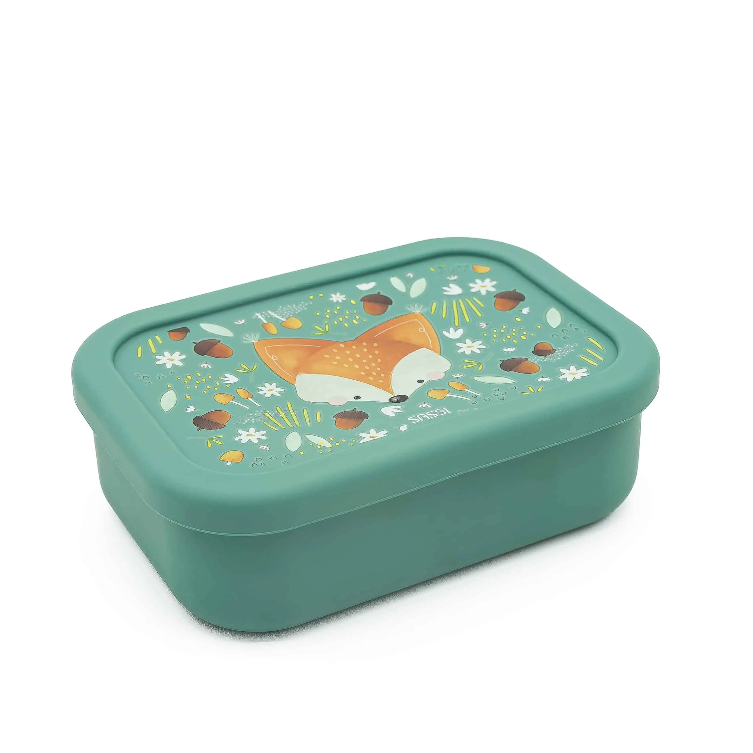 SILIKÓNOVÝ DESIATOVÝ BOX SASSI - FOX