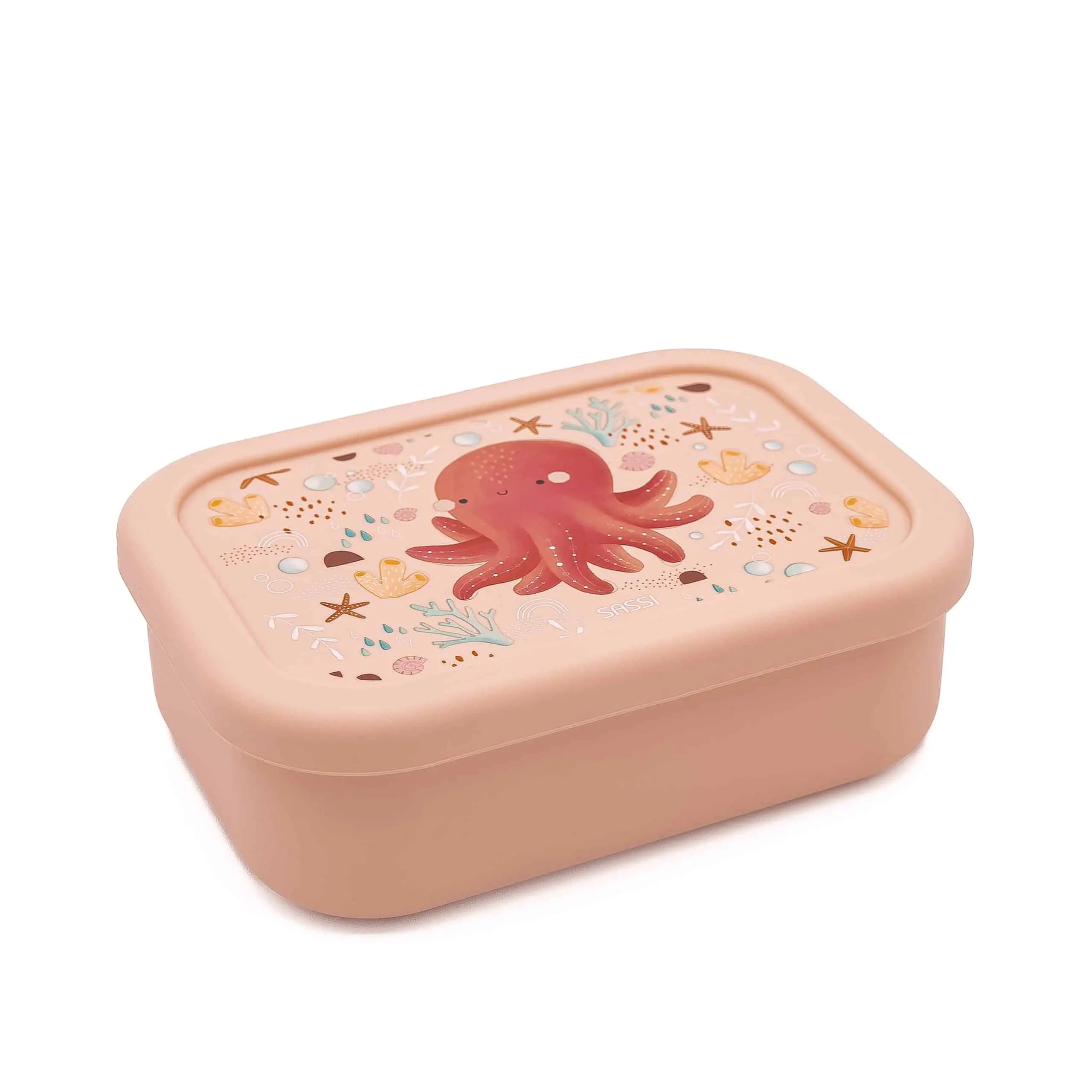 SILIKÓNOVÝ DESIATOVÝ BOX SASSI - OCTOPUS