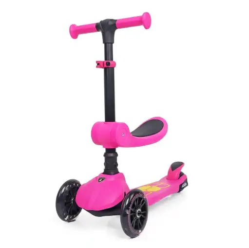 Kicknroll Spacewheelz 2in1 Kolobežka Lamborghini Pink