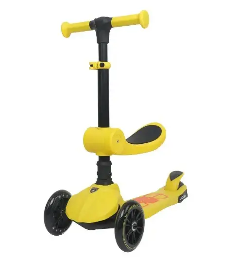 Kicknroll Spacewheelz 2in1 Kolobežka Lamborghini Yellow