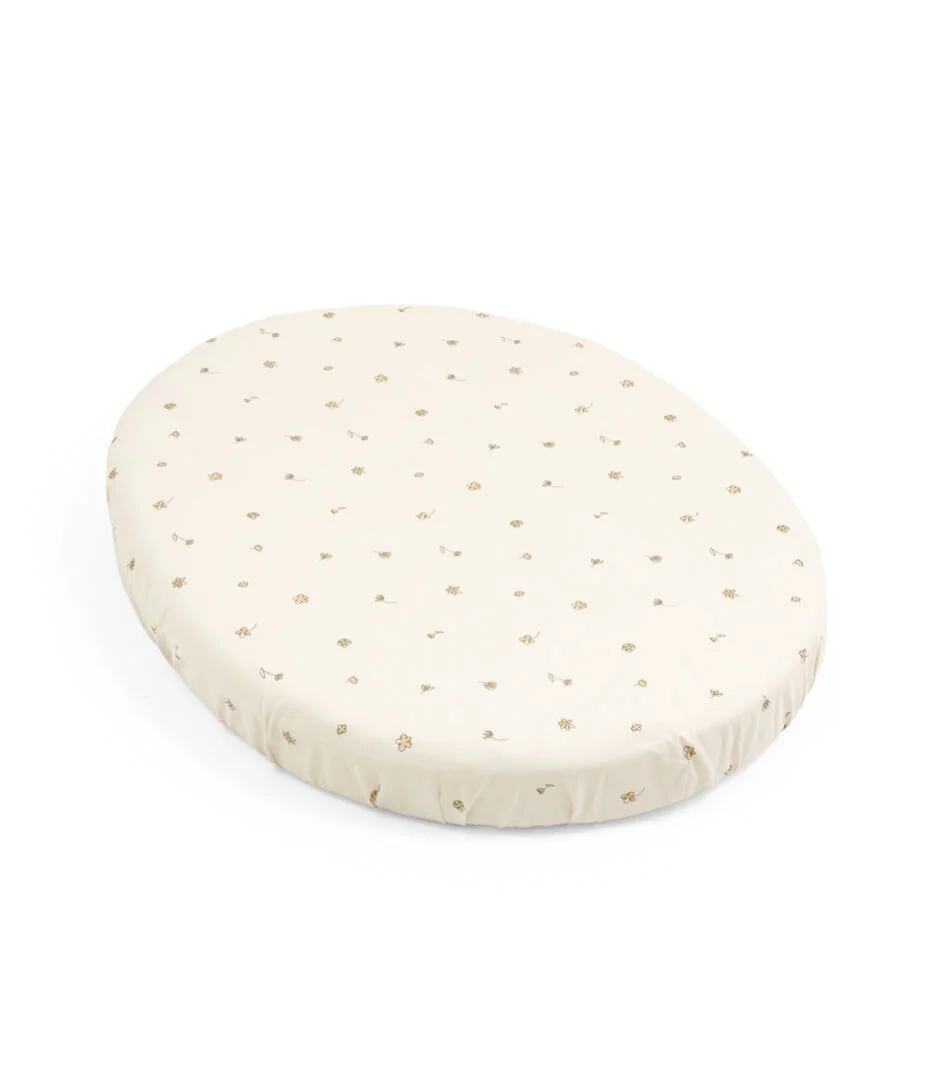 Stokke Sleepi Mini prestieradlo V3 Flower Ecru OCS 2