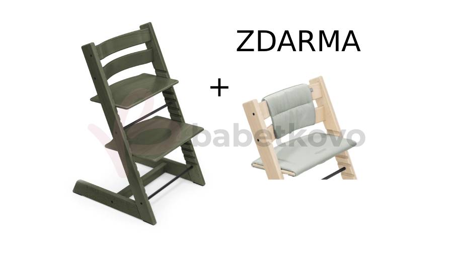Stolička Stokke Tripp Trapp Classic Collection Marble Green