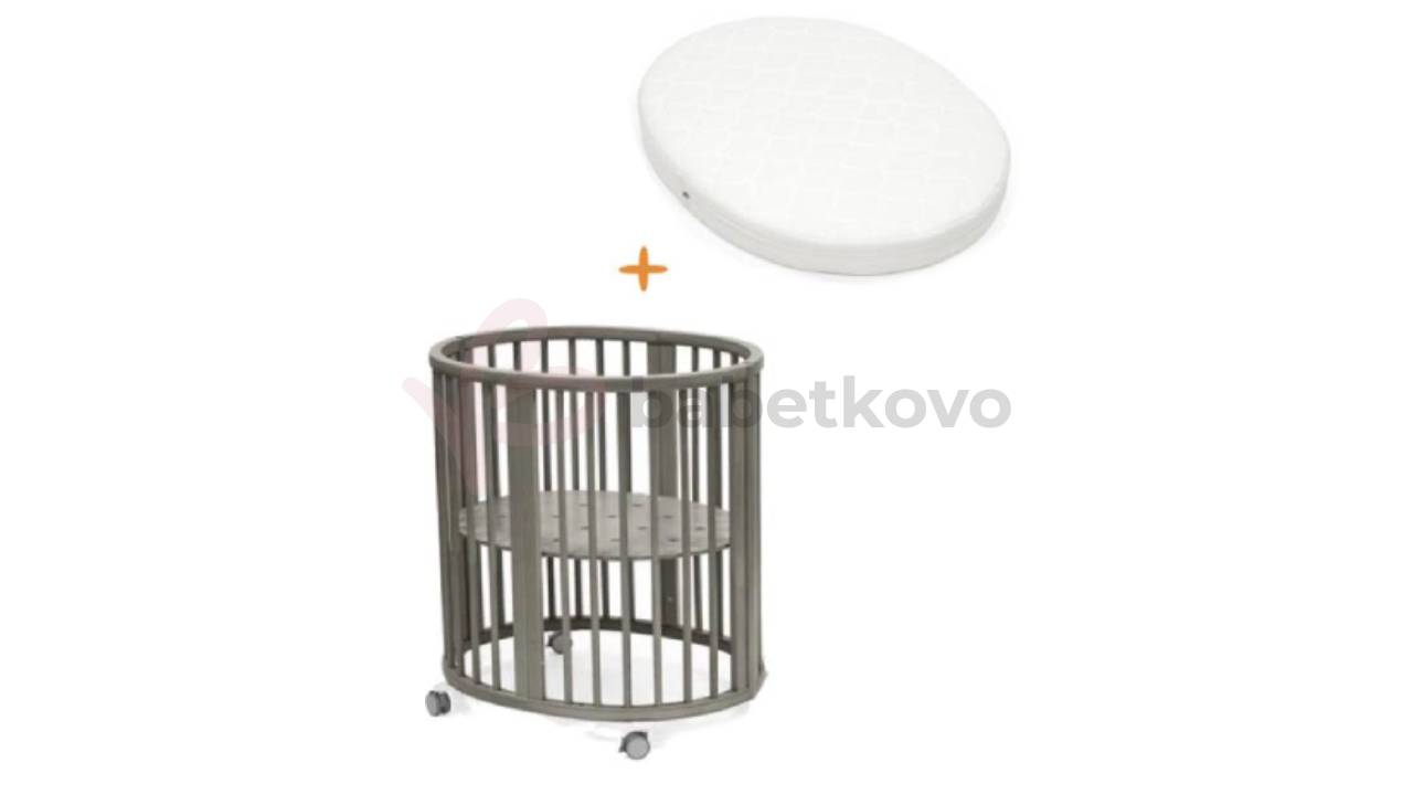 Stokke Sleepi Mini postieľka V3 Hazy Grey + Matrac ZDARMA