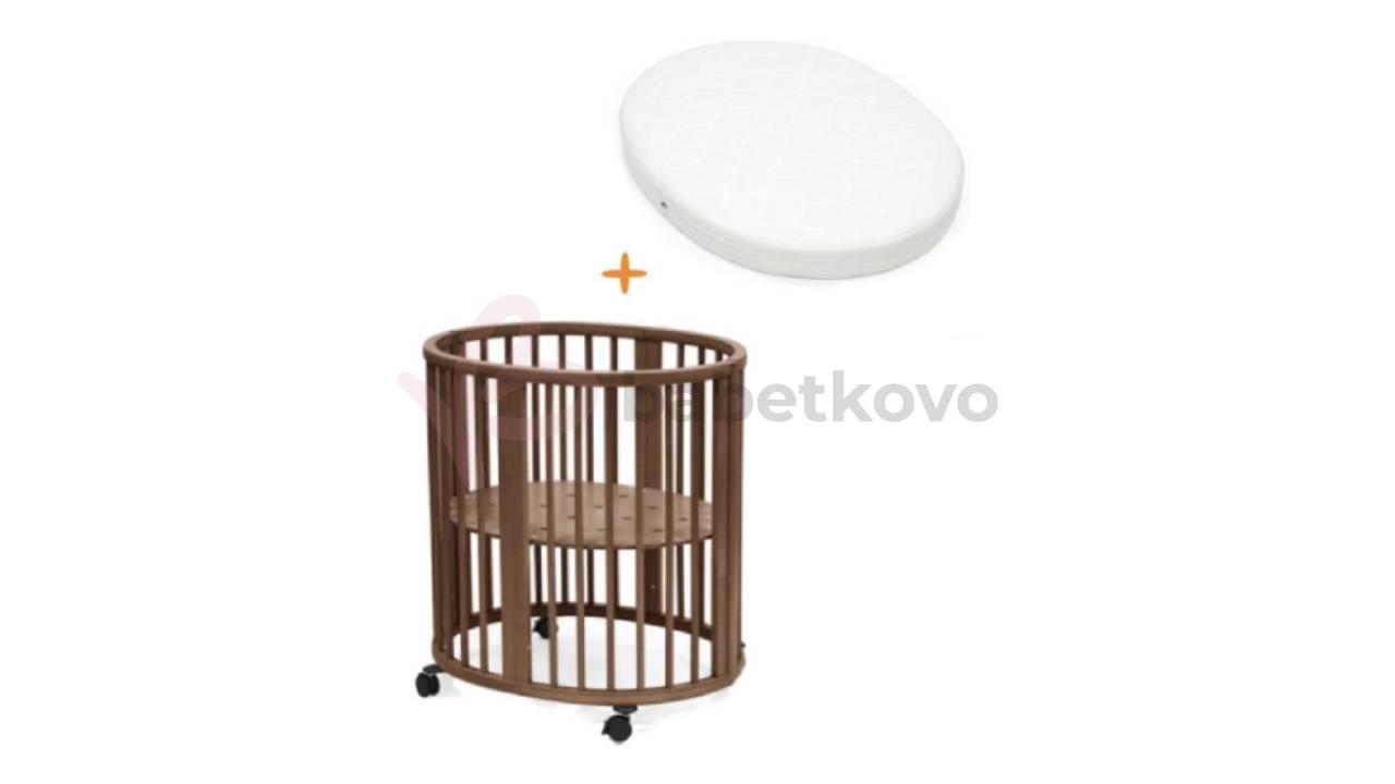 Stokke Stokke Sleepi Mini postieľka V3 Warm brown  + Matrac ZDARMA